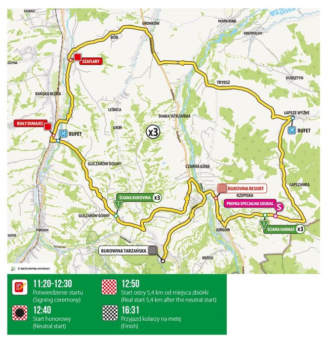 Tour de Pologne: Trasa VII etapu