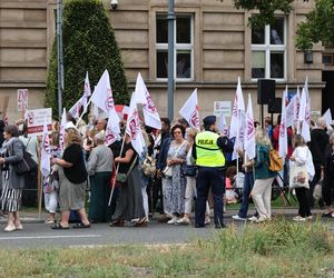 Protest nauczycieli w Warszawie (1.09.2025)