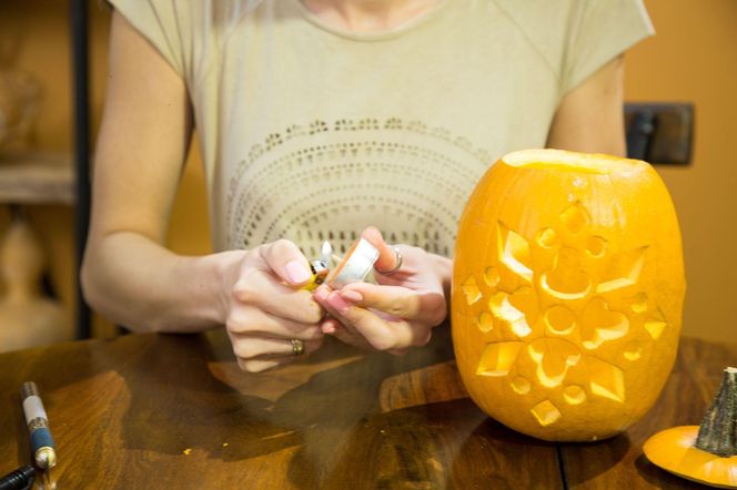 Ażurowy lampion z dyni – gotowe!