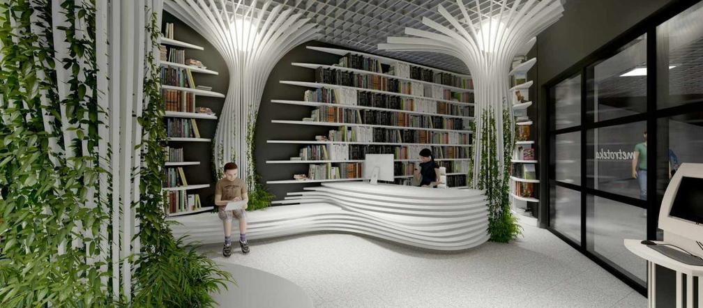 Metroteka, czyli podziemna biblioteka przy stacji metra Kondratowicza