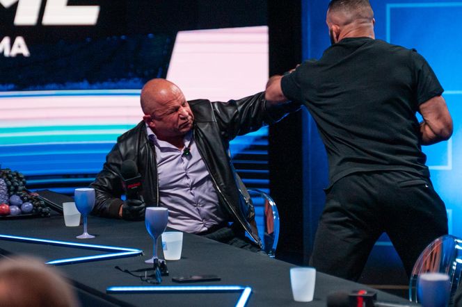 Jacek Murański zatrzymany przez policję przed galą PRIME MMA? Sceny na konferencji [WIDEO]