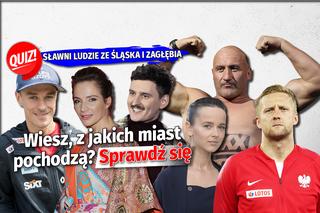 QUIZ. Sławni ludzie ze Śląska i Zagłębia. Wiesz, z jakich miast pochodzą? Sprawdź się