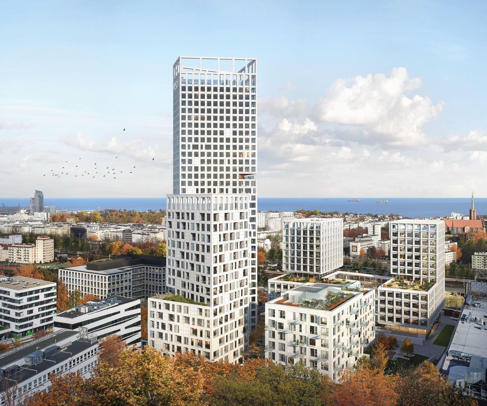 120-metrowy wieżowiec wyrośnie w Gdyni Redłowie. Rusza budowa SkyCity 