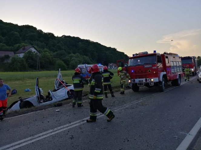 Wypadek w Olszynach