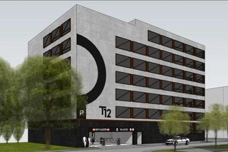 Wizualizacja nowych wielopoziomowych parkingów w Łodzi