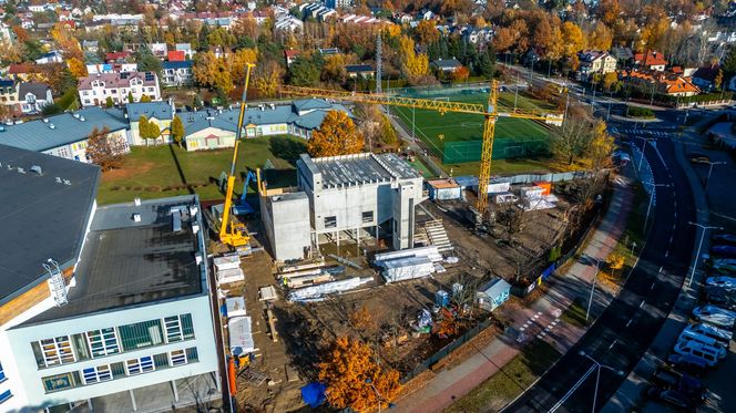 Budowa Kulturoteki w Wesołej w Warszawie