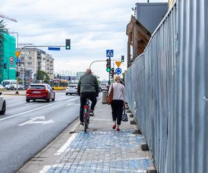 Gmach Banku Gospodarstwa Krajowego w Warszawie w trakcie remontu