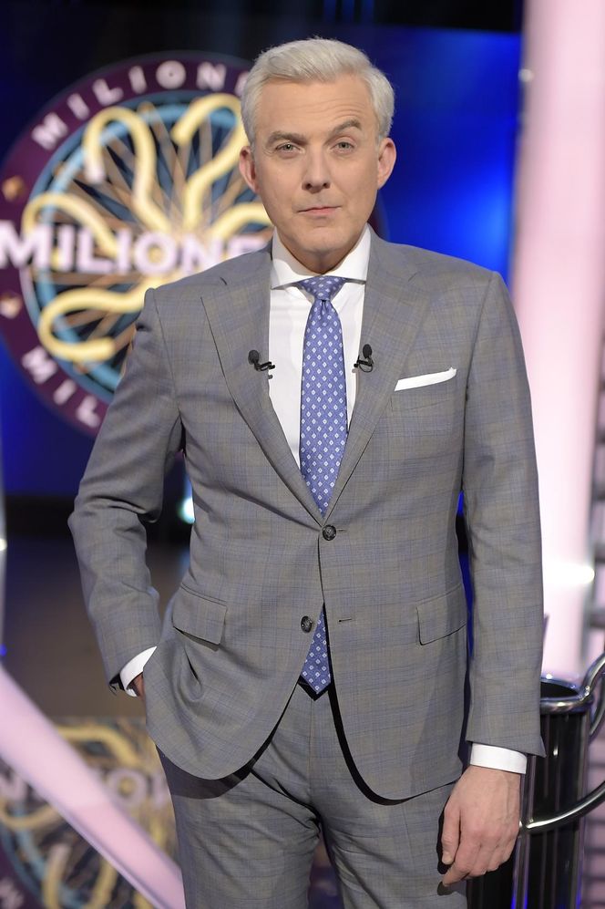 Hubert Urbański w "Milionerach" TVN-u