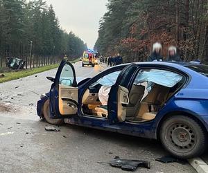 Masakra drogowa z udziałem BMW. Cztery osoby w szpitalu