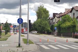 Wypadek na skrzyżowaniu Romanowicza i Parkowej w Tarnowie