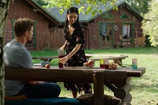 	M jak miłość odc. 1837. Marcin (Mikołaj Roznerski), Iza (Adriana Kalska)