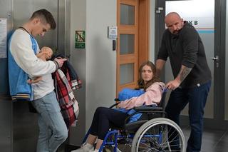 Pierwsza miłość, odcinek 3836: Fabian (Tomasz Oświeciński), Miki (Jakub Zdrójkowski), Jolka (Justyna Zielska)