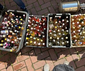Bimbrownia w Będzinie na celowniku policji. Zabezpieczono 550 litrów nielegalnego alkoholu