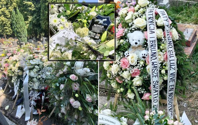 Patrycja i Bruno spoczęli na cmentarzu w Tychach. Widok grobu łamie serce