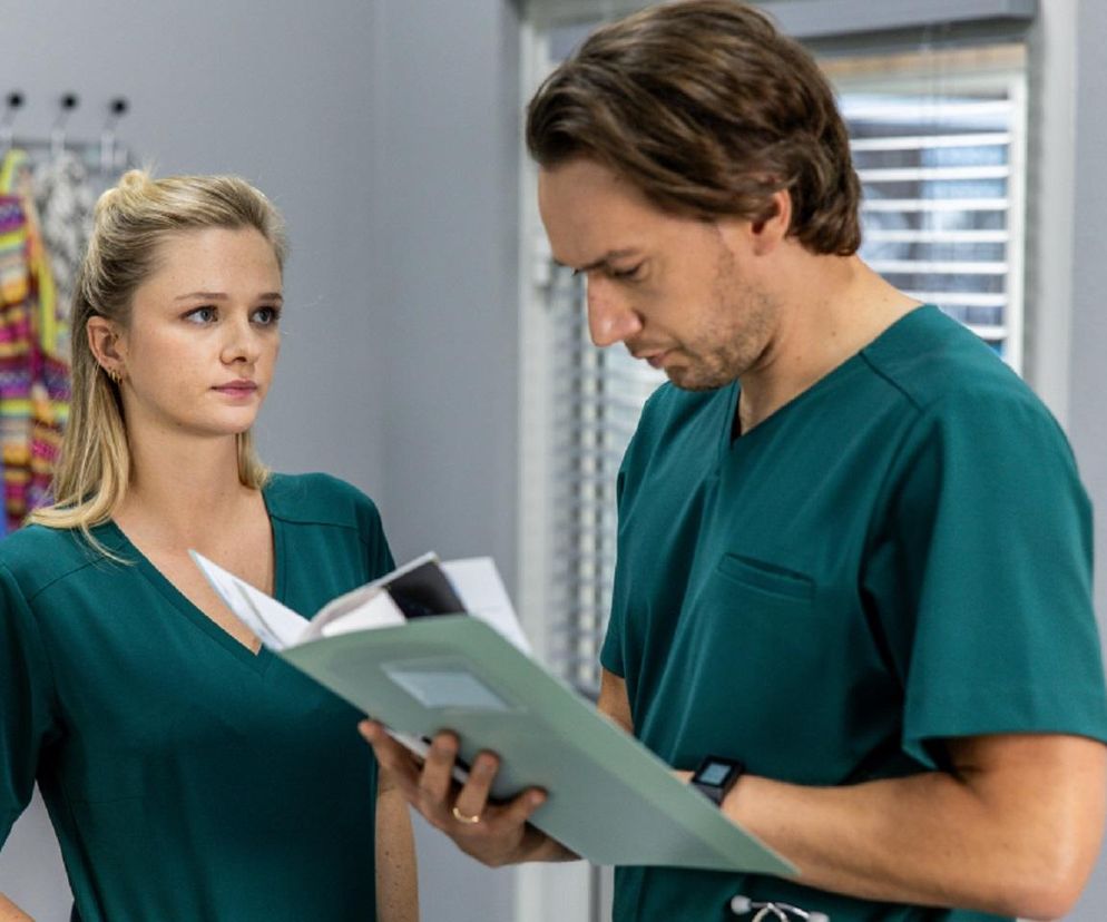 Szpital św. Anny, odcinek 6. Kaja (Ada Szczepaniak), Łukasz Wroński (Jakub Świderski)