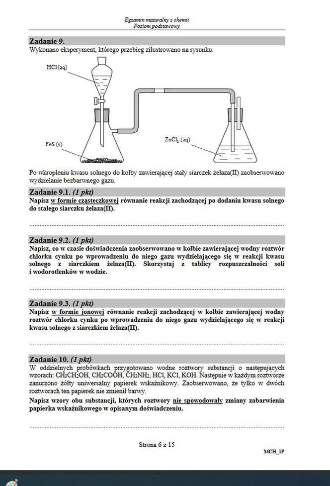 Matura 2020: Odpowiedzi. Chemia - poziom podstawowy [ARKUSZ]