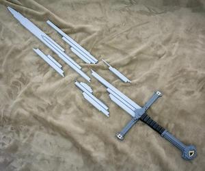 Custom LEGO Lord of the Rings Andúril Sword