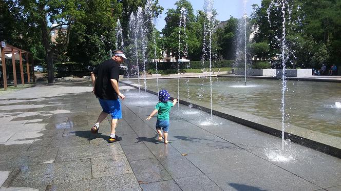 Toruń stara się walczyć z upałami. Mieszkańcy szukają różnych sposobów!