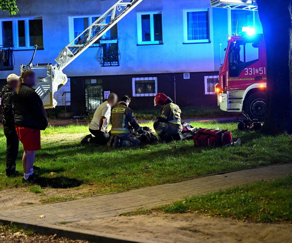 Potężny pożar w Koszalinie