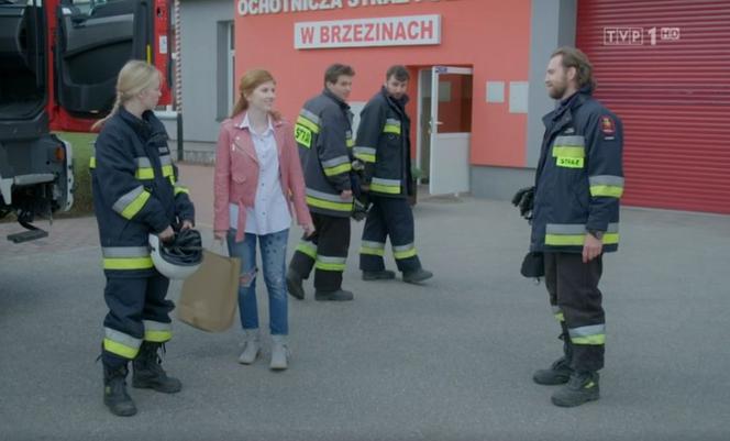 Remiza odc. 9. Ewa, Magda (Sylwia Drzycimska), Robert (Ziemowit Wasielewski), Paweł (Mateusz Dymidziuk), Tomasz (Łukasz Oleś)