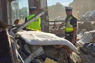 Policjanci z Grudziądza pomagali powodzianom z Kłodzka