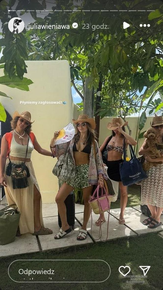 Julia Wieniawa i żona Marcina Prokopa szaleją na Bali. Spodziewaliście się takiej przyjaźni?