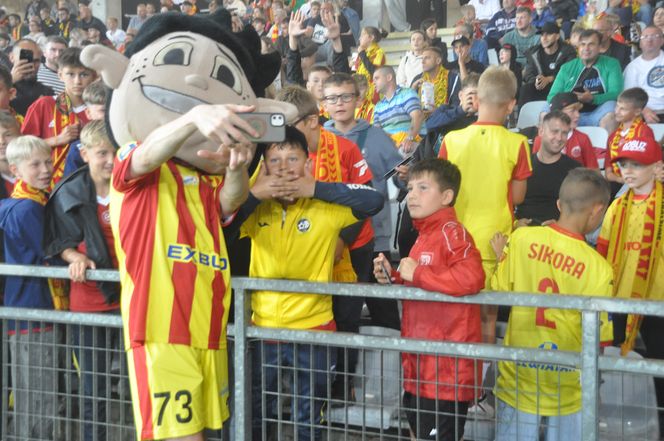 Kibice na meczu Korona Kielce - Legia Warszawa