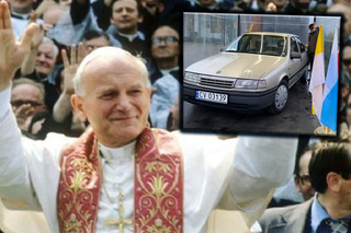 Jan Paweł II jeździł na LPG? Papieski Opel Vectra przyjechał do Radzymina. To relikwia II stopnia! - ZDJĘCIA