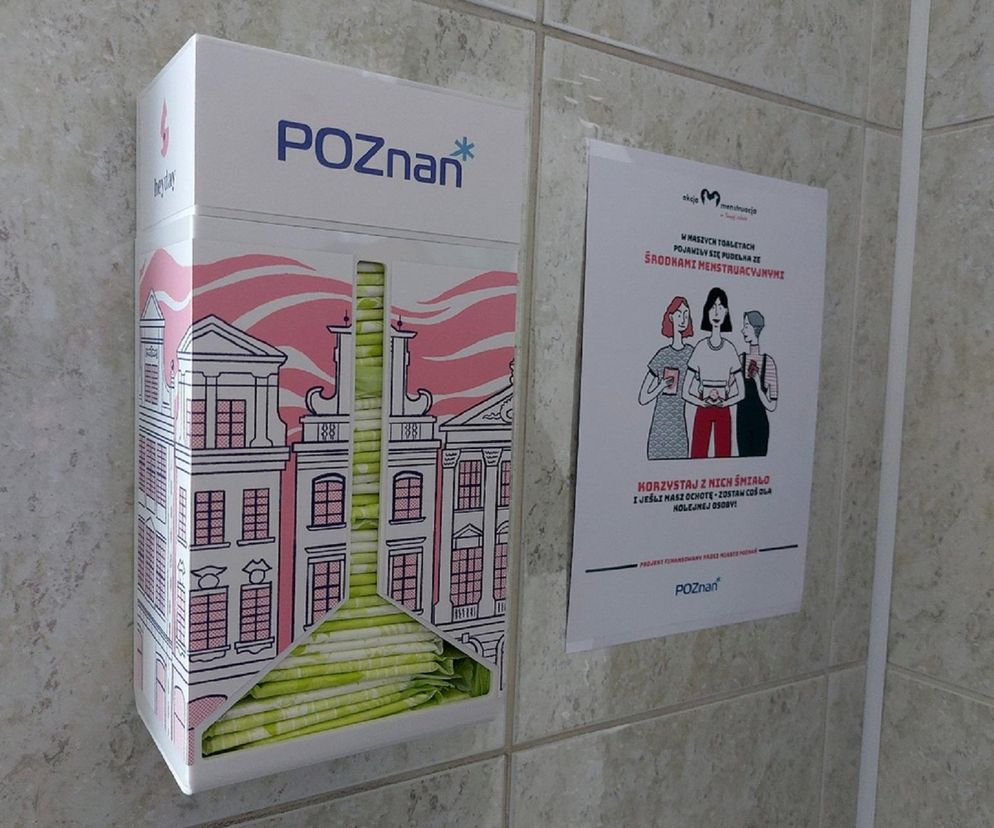 Środki higieny menstruacyjnej w szkołach w Poznaniu