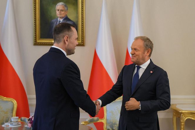 Spotkanie prezydenta Karola Nawrockiego z premierem Donaldem Tuskiem