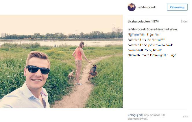 Rafał Mroczek i jego dziewczyna Joanna Skrzyszewska