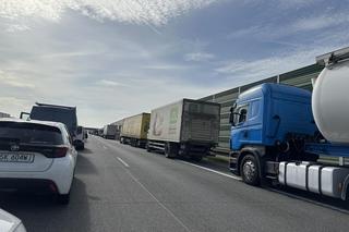 Wypadek na A1, motocyklista nie żyje. Kierowcy utknęli w potężnym, wielogodzinnym korku