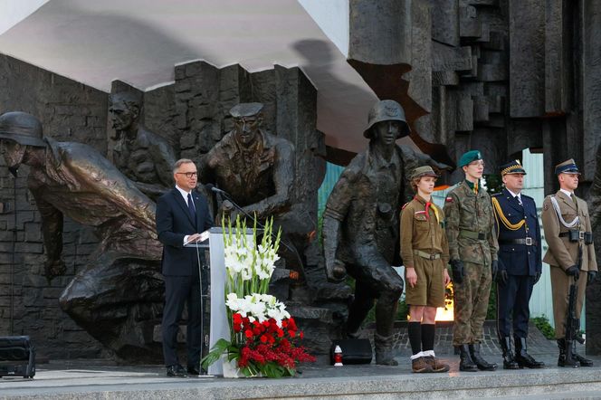 81. rocznica Powstania Warszawskiego. Uroczystość na pl. Krasińskich (31.07.2025)