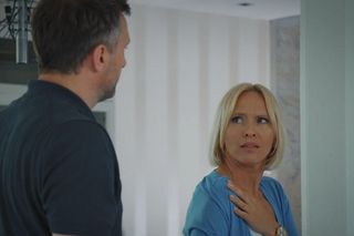 M jak miłość odc. 1889. Dorota (Iwona Rejzner), Bartek (Arkadiusz Smoleński)