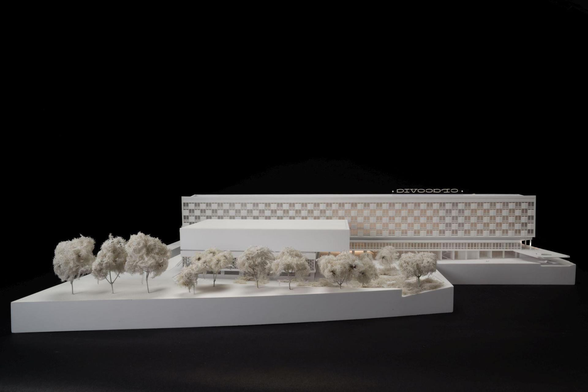 Makieta Muzeum Architektury w Krakowie autorstwa Biura Projektów Lewicki Łatak