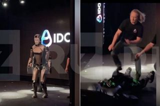 W Moskwie pokazano nowego robota. Scena nie wytrzymała emocji