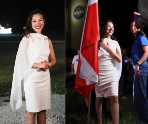 Tak Aleksandra Uznańska-Wiśniewska wystroiła się na pożegnanie z mężem! Chciałam pasować do jego skafandra