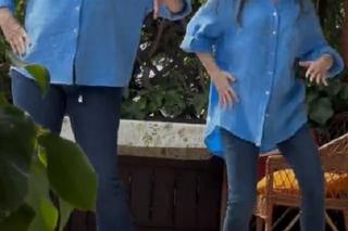 M jak miłość. Basia Rogowska (Karina Woźniak), Marysia (Małgorzata Pieńkowska) tańczą na planie na TikToku