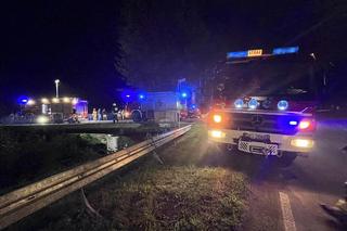 Runęli z mostu wprost do rzeki. Dramatyczna akcja ratunkowa strażaków