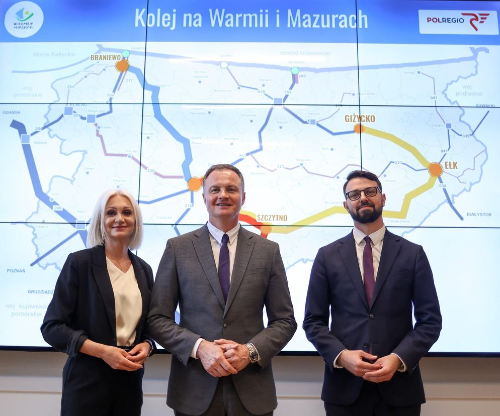 Nowe połączenia kolejowe na Warmii i Mazurach