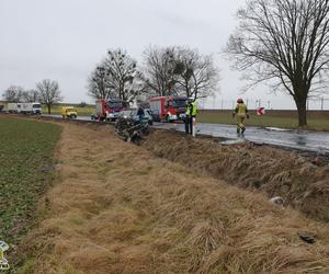 Tragiczny wypadek na trasie DK11 z Byczyny do Gołkowic