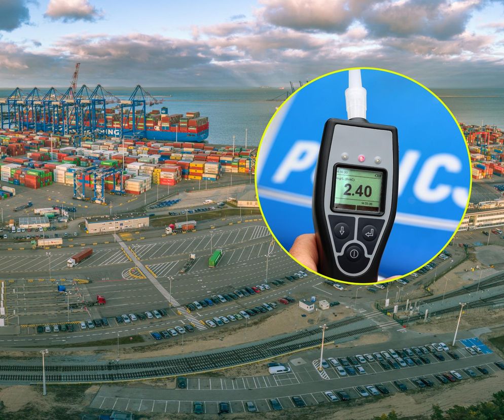 Szok w Gdańsku! Kapitan kontenerowca kompletnie pijany! Zamiast do Niemiec, trafił na komisariat