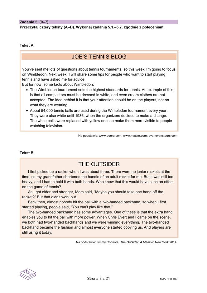 Matura 2025: angielski 7.05.2025. Arkusze CKE i odpowiedzi. Poziom podstawowy [Formuła 2023]