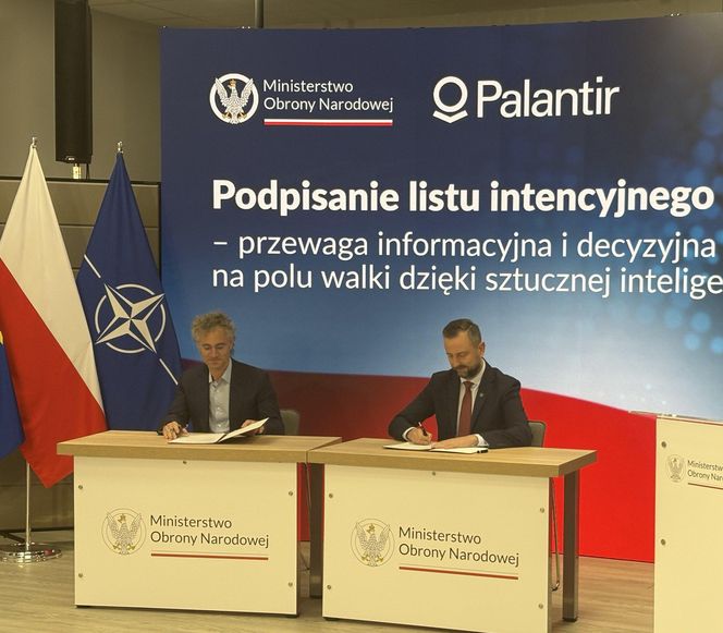 Ministerstwo Obrony Narodowej podpisało list intencyjny z Palantir Technologies Inc.