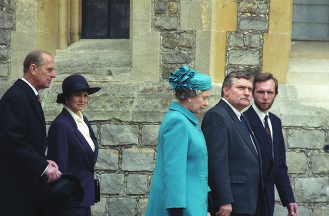 Tylko u nas! Wizyta prezydenta Lecha Wałęsy u królowej Elżbiety II. "Autentyczny majestat