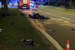 Tragedia w Wawrze. Motocyklista roztrzaskał się o dostawczaka
