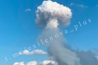 Wybuch składu amunicji w Rosji.