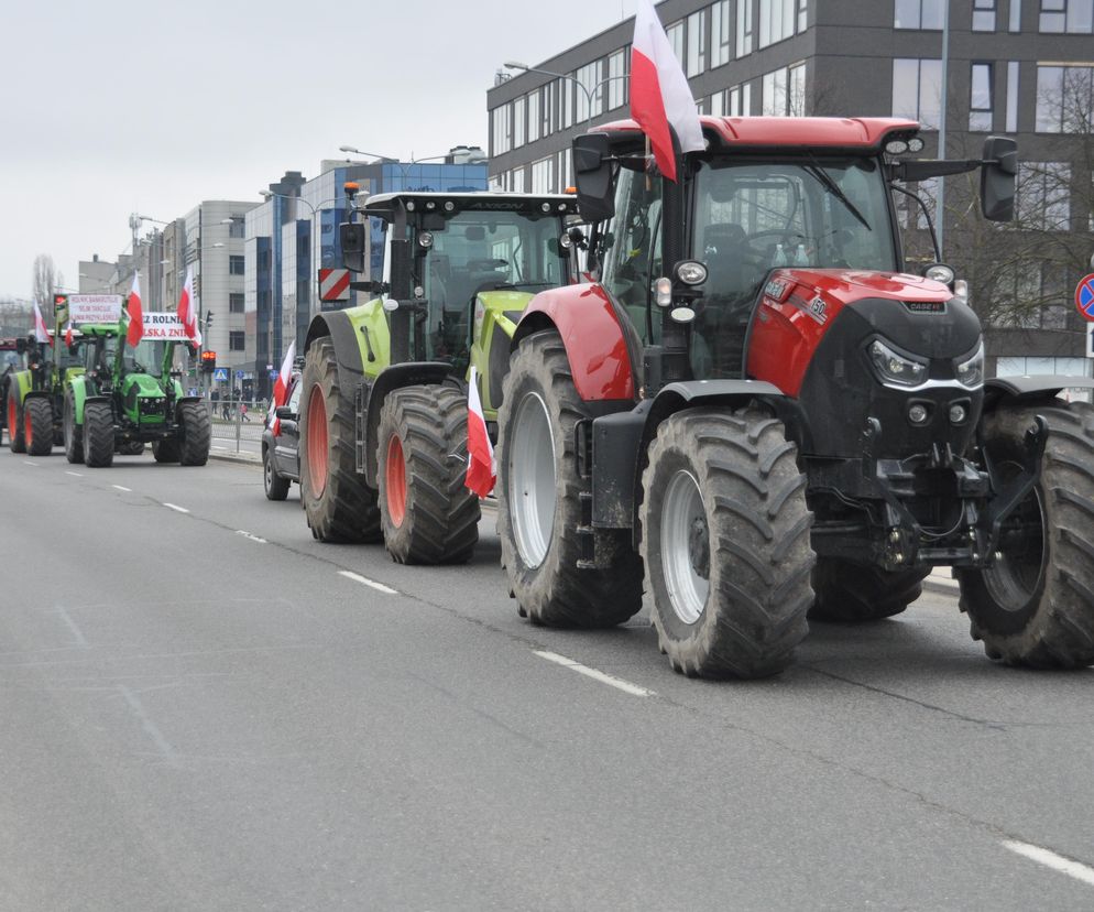 Strajk rolników w Kielcach. 14 marca 2024