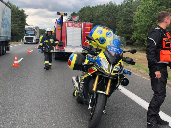 Zderzenie trzech aut na trasie Bydgoszcz - Toruń