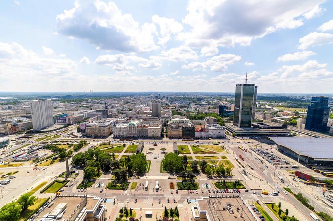 Okolice dworca Warszawa Śródmieście i Dworca Centralnego w 2023 r.